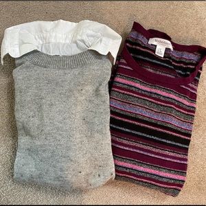 Set of 2 maternity sweaters, S/M